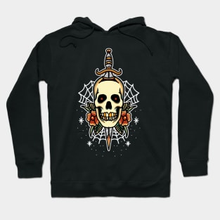 skull and dagger Hoodie